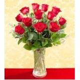 鲜花:99枝红玫瑰，绿叶间插，纱网豪华包装，此花需预定，并限送各市区一级
